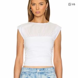 Mica Banded Top in White
Rag & Bone